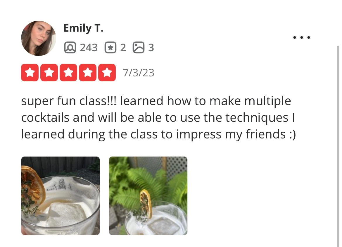 Five-star customer review from Emily T.