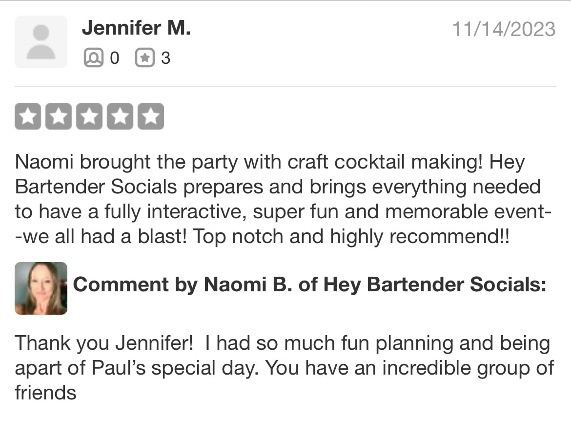 Five-star customer review from Jennifer M.
